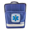 Kit de Primeiros Socorros Sherpa Mochila Multibag Azul Com Escudo Vital